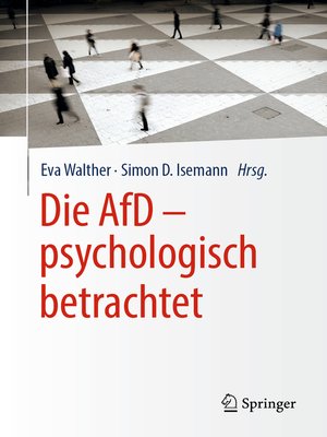 cover image of Die AfD – psychologisch betrachtet